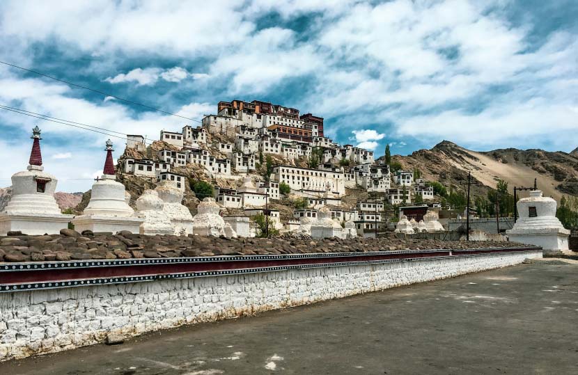 Thiksey Monastery in Thiksey